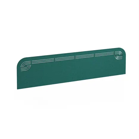 Offset Acoustic Desktop Screen - 1600 - Peacock Blue